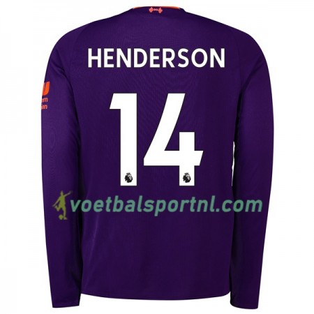Liverpool Henderson 14 Uit Shirt 2018-19 L/S